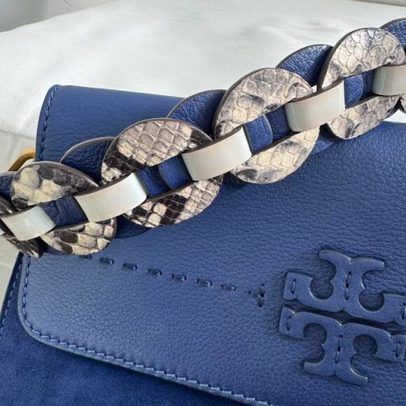 Tory Burch Blue Shoulder Bag - Picture 7 of 9